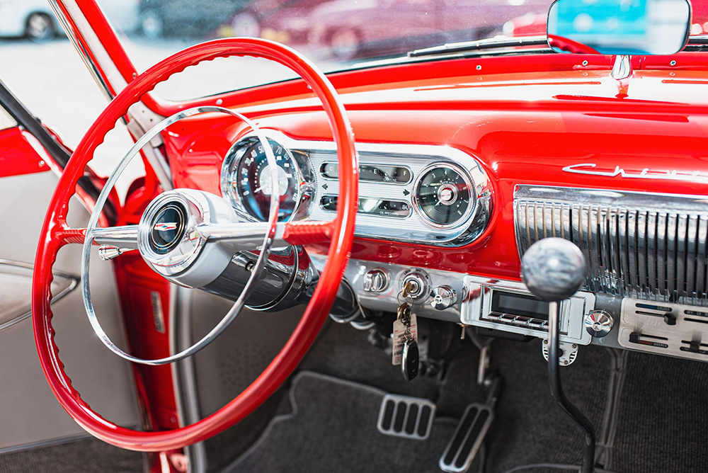 シボレー-ベルエア1953ハンドル画像