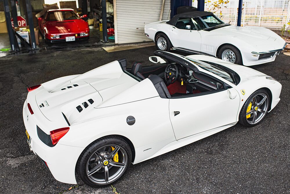フェラーリ-458スパイダー20260312オープン画像上方